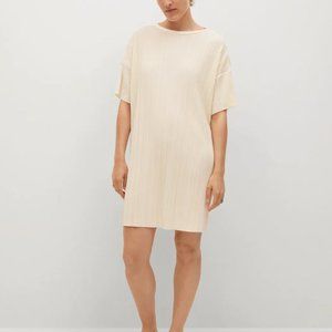 Mango textured flowy dress